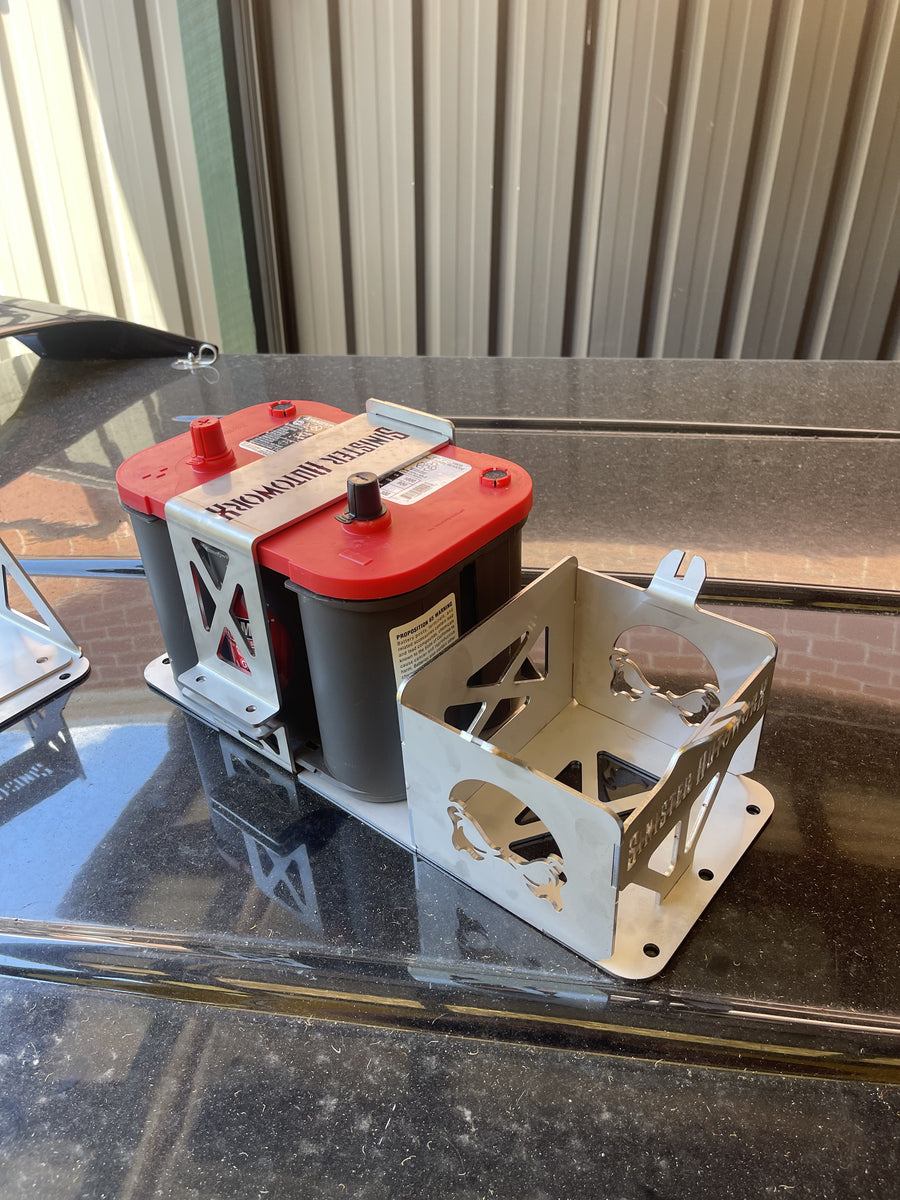 SINISTER AUTOWORX D34 BATTERY + ASTRA PUMP COMBO TRAY – Sinister Autoworx