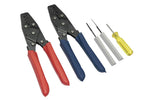 Haltech Dual Crimper Set Inc 3 pin removal tools