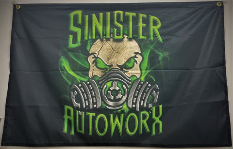 Sinister Autoworx Man Cave Flag